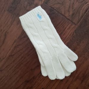 Ralph Lauren Cream Gloves